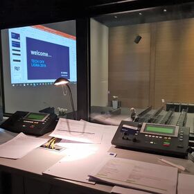 Interpreting at Hannover trade fair during HOMAG TECH OFF Meeting