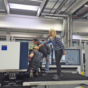 Interpreting during technical trainings at the machine